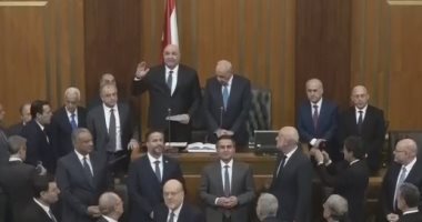 جوزيف عون يؤدى اليمين الدستورية رئيسا للجمهورية اللبنانية جوزيف عون يؤدى اليمين الدستورية رئيسا للجمهورية اللبنانية