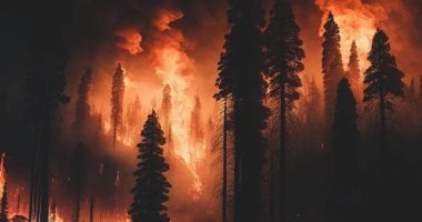 رياح سانتا آنا تشعل حرائق الغابات في لوس أنجلوس وتحرق 13 ألف فدان وتجلى الآلاف رياح سانتا آنا تشعل حرائق الغابات في لوس أنجلوس وتحرق 13 ألف فدان وتجلى الآلاف