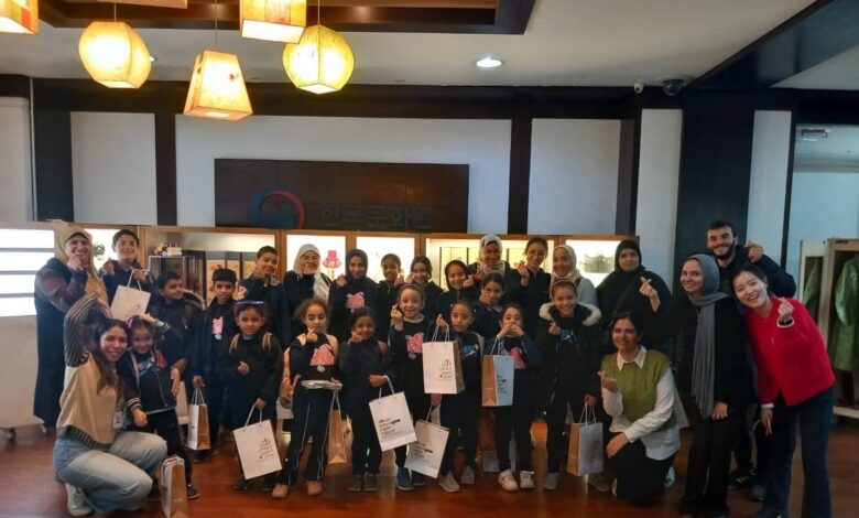 أهلا كوريا تستضيف جمع من طلاب المدارس الابتدائية والاعدادية