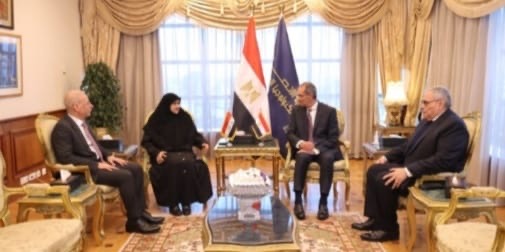 السفير العراقي يشارك في المباحثات الثنائية بين معالي وزيرة الاتصالات ونظيرها في مصر