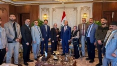 السفير العراقي يلتقي ممثلين من تجمع ذوي الاعاقة في العراق