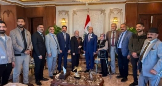 السفير العراقي يلتقي ممثلين من تجمع ذوي الاعاقة في العراق