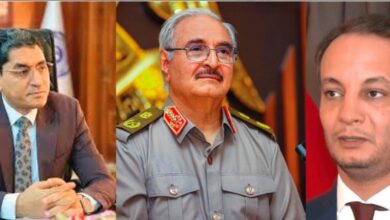 وزير العمل الليبي عبد الله ارحومه في تصريحات صحفية لولا الأمن والأمان ما كان هناك اعما أو تنمية في بلادنا ويؤكد المنطقة الشرقية والمنطقة الجنوبية ينعمان بالأمن والاستقرار