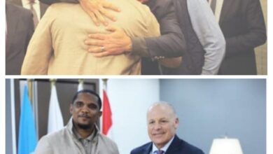 إيتون نجم الكاميرون و لقاء بالاحضان في زيارة رائعه لمصر