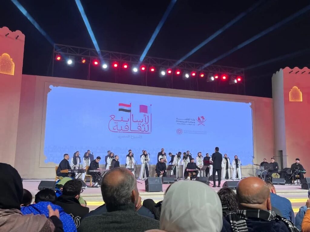 وزير الثقافة القطري يشهد فعاليات الليلة الثالثة “للأسبوع الثقافي المصري بقطر