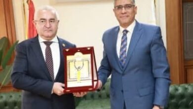 تقدير كبير لاذربيجان وشعبها من محافظ الجيزة في لقاء دكتور الخان