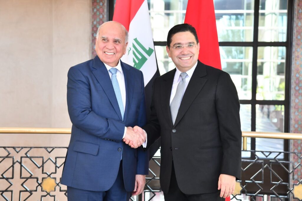 جمهورية العراق تشيد بجهود ملك المغرب في دعم القضية الفلسطينية
