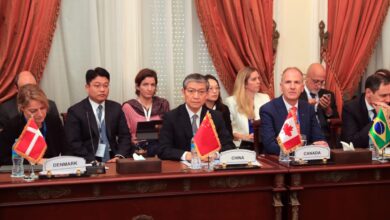 السفير لياو ليتشيانغ يحضر الاجتماع رفيع المستوى الرابع للتحالف الدولي لتنفيذ “حل الدولتين”