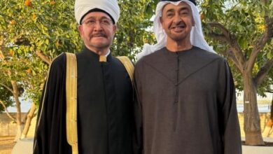 وسام الفخر الروسي لرئيس الامارات