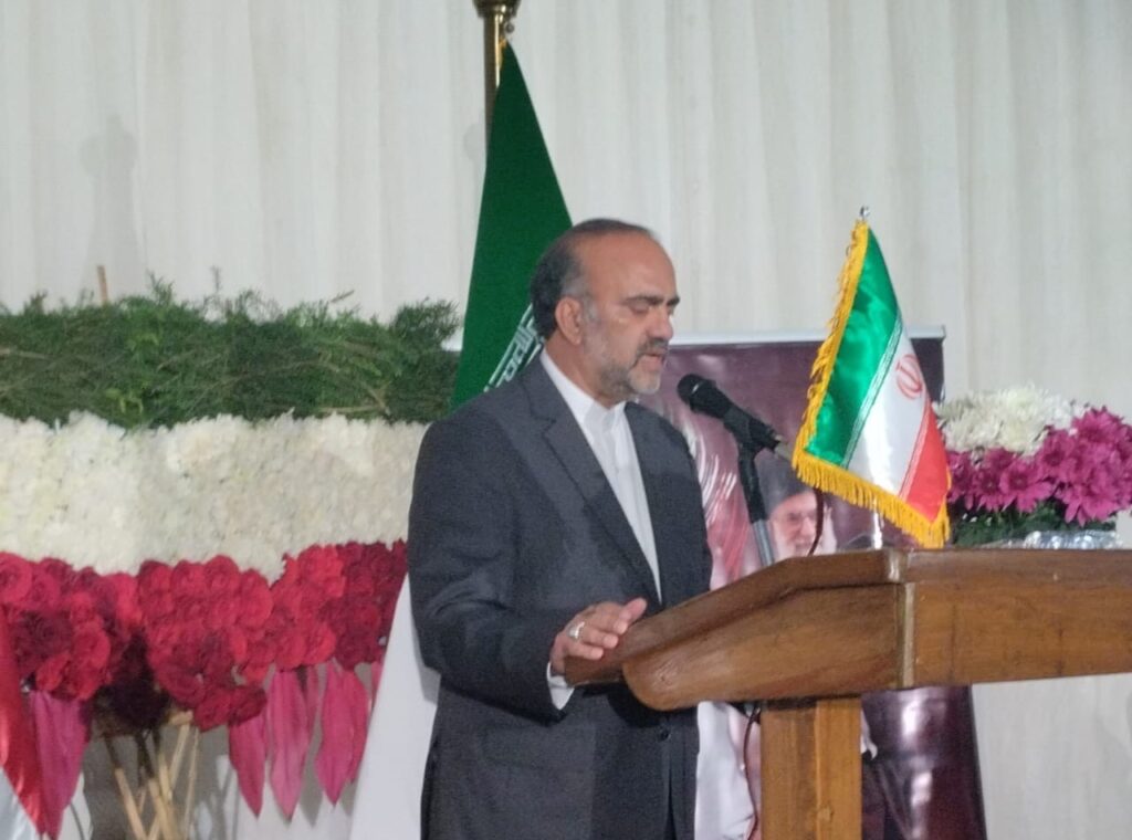 السفير محمد حسين سلطاني ايران في ظل العقوبات حققت إنجازات وندعم جهود مصر وقطر لتحقيق الاستقرار ومنع تهجير الفلسطينيين من اراضيهم السفير محمد حسين سلطاني ايران في ظل العقوبات حققت إنجازات وندعم جهود مصر وقطر لتحقيق الاستقرار ومنع تهجير الفلسطينيين من اراضيهم