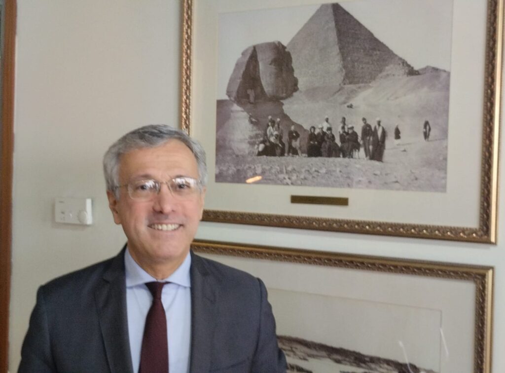 سفير البرازيل عاشق لمصر وتاريخها وشعب مصر استقبله بالابتسامه والحب الكبير