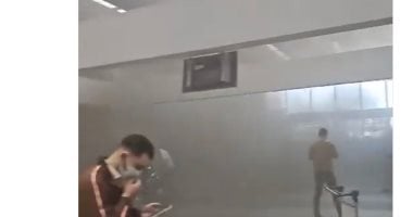 السيطرة على حريق فى مطار بيروت.. فيديو