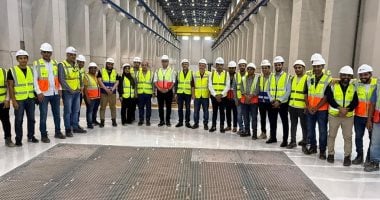 وزير الإسكان يزور مشروع سد ومحطة كهرباء "جوليوس نيريرى" بتنزانيا