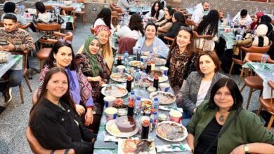 الروسيات يحتفلن بشهر رمضان في خان الخليلي