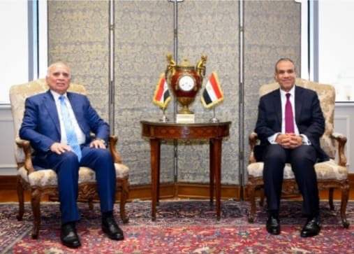 نائب رئيس مجلس الوزراء وزير الخارجية العراقي يلتقي نظيره المصري في القاهره