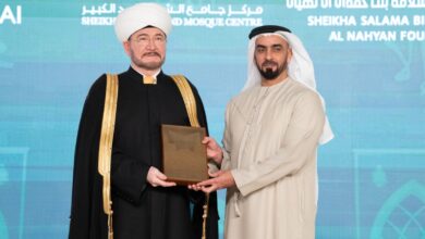 في ليلة رمضانية.. دولة الامارات تمنح مفتي روسيا جائزة التسامح