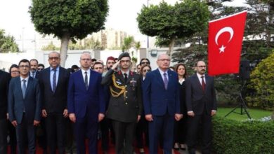 سفير تركيا في احتفالية يوم الشهيد الامه التركية لعبت دورا حاسما وفعالا في مجرى الأحداث