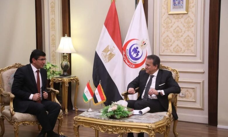 مصر وطاجيكستان تبحثان تعزيز التعاون الصحي وتوسيع الشراكة الدوائية مصر وطاجيكستان تبحثان تعزيز التعاون الصحي وتوسيع الشراكة الدوائية