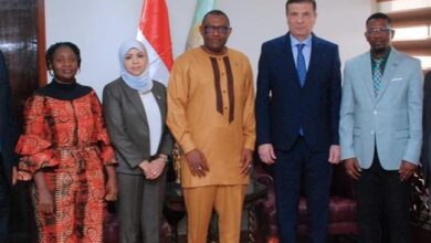 وزير الزراعة وسفير سيراليون في القاهرة يبحثان التعاون في مجال استنباط التقاوى وبناء القدرات والابتكارات الزراعية ..