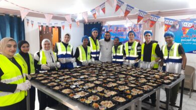 مؤسسة بلاش نستغل بعض لخدمة المجتمع تستقبل طلاب كلية التمريض جامعة بدر لمشاركتهم تجهيز حملة إفطار صائم ،،،،