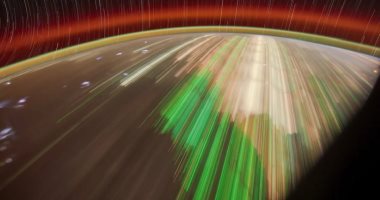 رائد فضاء يلتقط صورة مذهلة لظاهرة "الشفق التايلاندى" من الفضاء