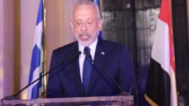 سفير اليونان بالقاهرة علاقاتنا بمصر مهمه وازدادت أهمية في الوقت الحاضر نظرا للاضطرابات التي تشهدها المنطقة