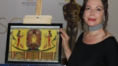 الكومي يفتتح معرض روسي في حب مصر