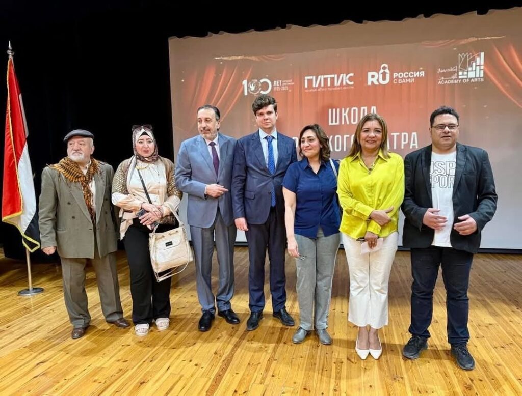 افتتاح ورش المسرح الروسي بالاكاديمية