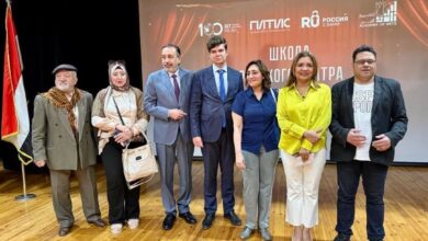 افتتاح ورش المسرح الروسي بالاكاديمية