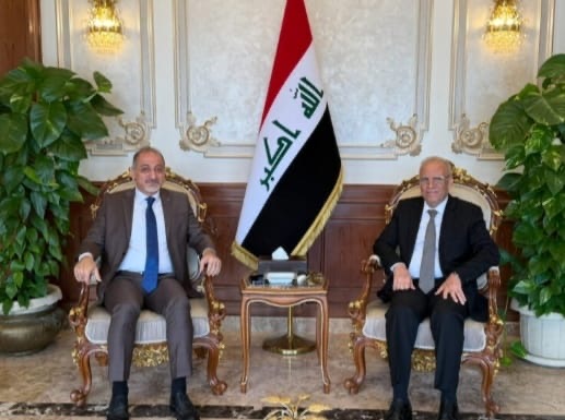 السفير العراقي يستقبل مندوب دولة فلسطين في مصر السفير العراقي يستقبل مندوب دولة فلسطين في مصر