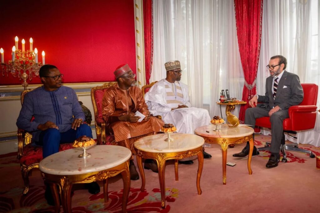 ملك المغرب يستقبل وزراء خارجية البلدان الثلاثة الأعضاء في تحالف دول الساحل