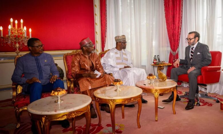 ملك المغرب يستقبل وزراء خارجية البلدان الثلاثة الأعضاء في تحالف دول الساحل