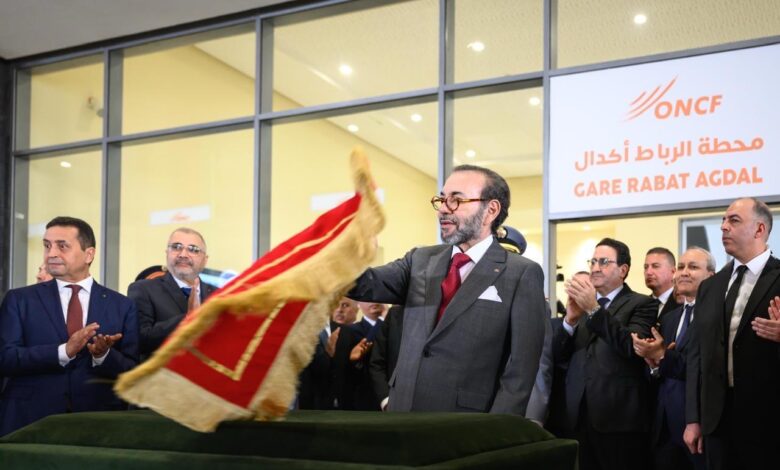 الملك محمد السادس يُعطي انطلاقة أشغال إنجاز الخط السككي فائق السرعة LGV الرابط بين القنيطرة ومراكش