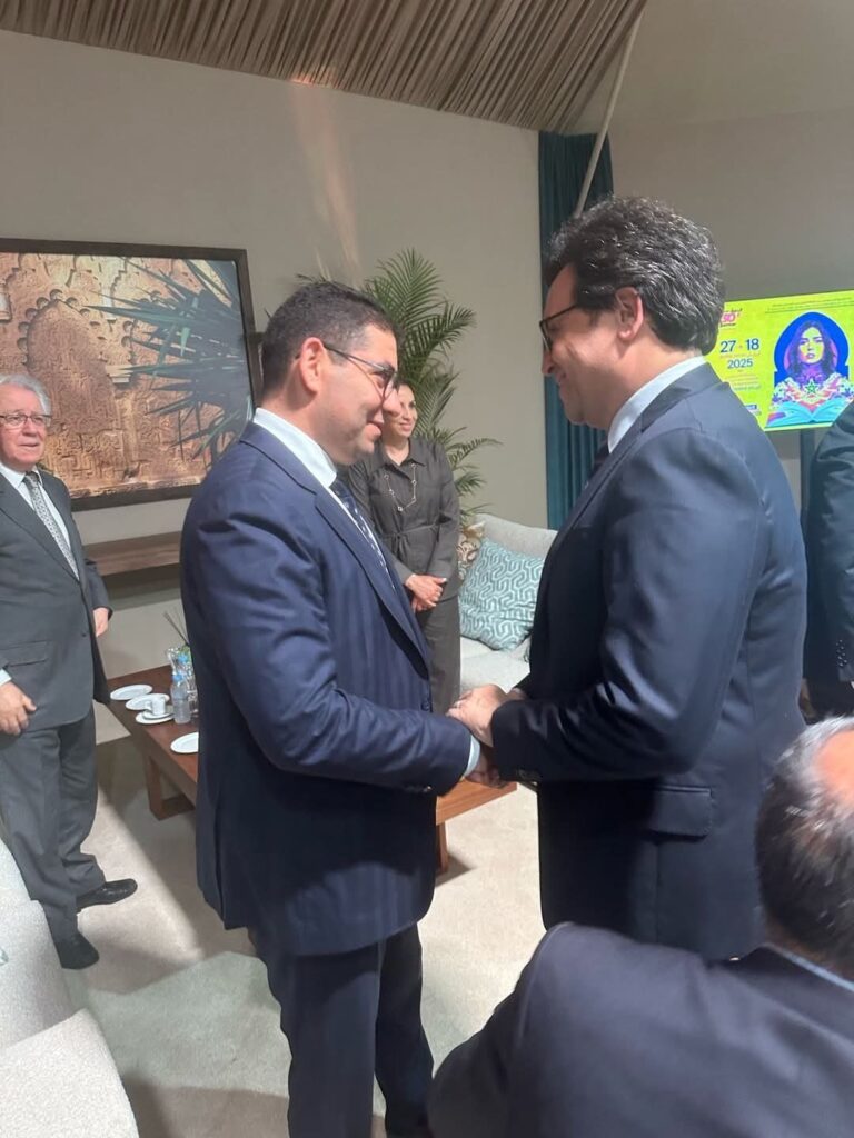 وزير الثقافة المصري يلتقي نظيره المغربي في الرباط لبحث سبل تعزيز التعاون الثقافي المشترك وزير الثقافة المصري يلتقي نظيره المغربي في الرباط لبحث سبل تعزيز التعاون الثقافي المشترك