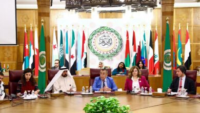 الوضع الخطير في غزة في لقاء ايطالي أوروبي تضامنا مع أهل فلسطين بالجامعة العربية