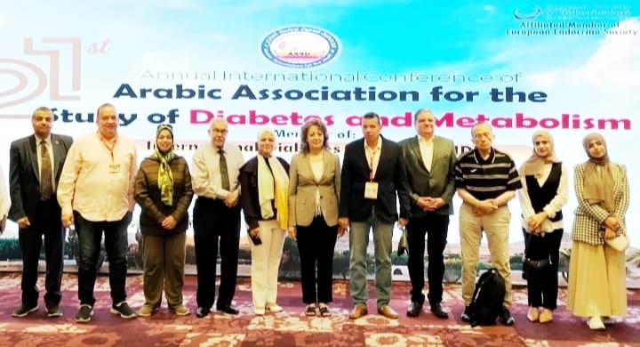 الدكتورة إيناس شلتوت علماء من كل دول العالم لبحث تأثير مرض السكري على الكبد والجهاز الهضمي