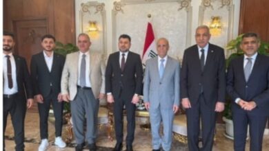 السفير العراقي يستقبل وفد بلاده المشارك في اليوم العالمي للتوعية بضحايا الإرهاب
