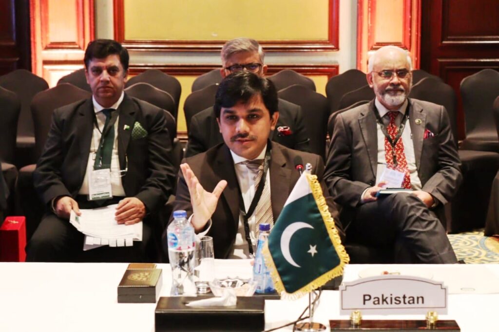 كلمة رئيس وفد باكستان، وزير الدولة للثقافة، السيد حذيفة رحمن، حول التعاون السياحي، القاهرة، مصر، 6 مايو 2025.