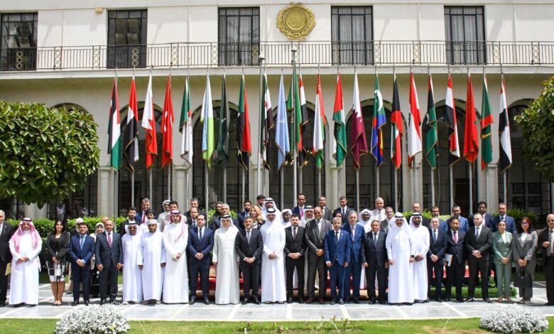 تقييم الاطر القانونية الخاصة بضحايا الإرهاب اجتماع بجامعة الدول العربية