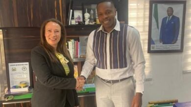 سفيرة جمهورية مصر العربية تلتقي رئيس وزراء جمهورية سيراليون