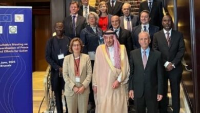 شارك السفير د. قحطان طه العراق يشارك في الاجتماع لتنسيق مبادرات السلام في السودان برعاية الاتحاد الأوروبي