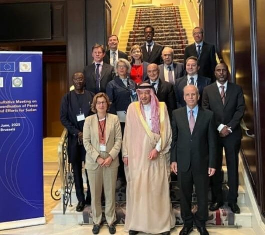 شارك السفير د. قحطان طه العراق يشارك في الاجتماع لتنسيق مبادرات السلام في السودان برعاية الاتحاد الأوروبي شارك السفير د. قحطان طه العراق يشارك في الاجتماع لتنسيق مبادرات السلام في السودان برعاية الاتحاد الأوروبي