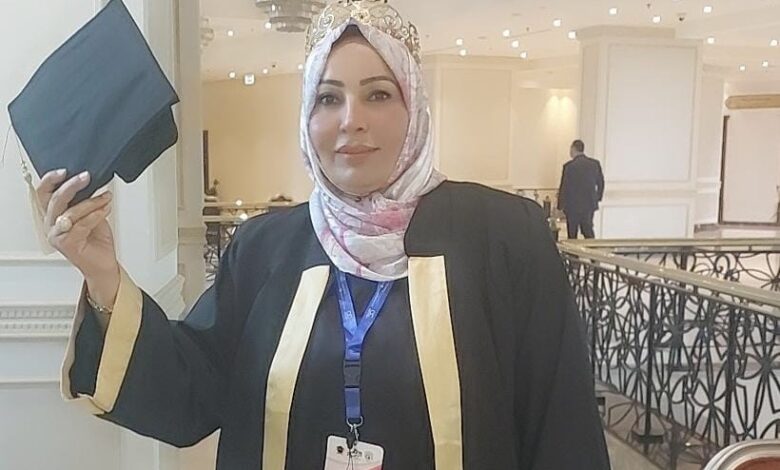 تكريم الإعلامية مريم سعيد في مؤتمر «المرأة العربية قيادة وريادة»