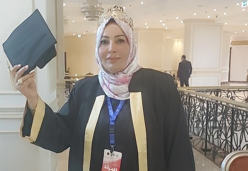 تكريم الإعلامية مريم سعيد في مؤتمر «المرأة العربية قيادة وريادة»