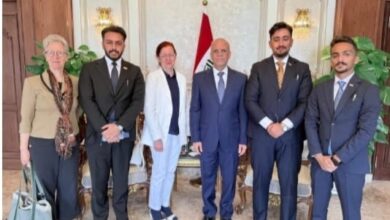 سفير العراق في القاهره يستقبل عميدة كلية الدراسات الدولية بالجامعة الأمريكية في بغداد