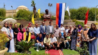 في ذكراه بوشكين اهتم بثقافة مصر وتاريخها