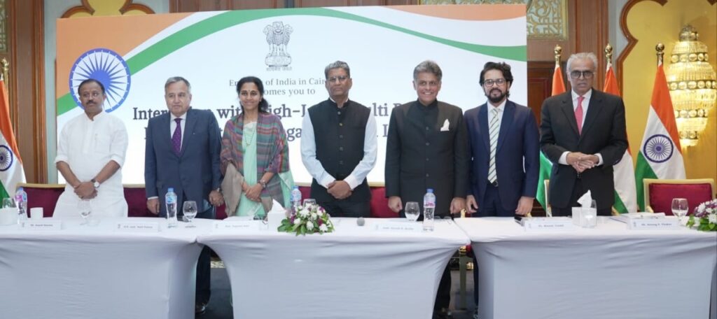 في أول تصريح له سفير الهند الجديد في مصر زيارة الوفد البرلماني تعكس قوة العلاقات المصرية الهندية في أول تصريح له سفير الهند الجديد في مصر زيارة الوفد البرلماني تعكس قوة العلاقات المصرية الهندية