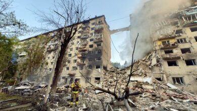 وزير خارجية اوكرانيا هجمات ليليه على أوكرانيا استهدفت المدنيين