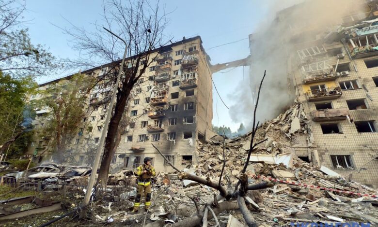 وزير خارجية اوكرانيا هجمات ليليه على أوكرانيا استهدفت المدنيين