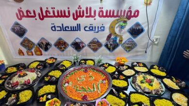 خمسة ألاف وجبة مقدمة من مؤسسة بلاش نستغل بعض فى العشرة ايام من ذى الحجة